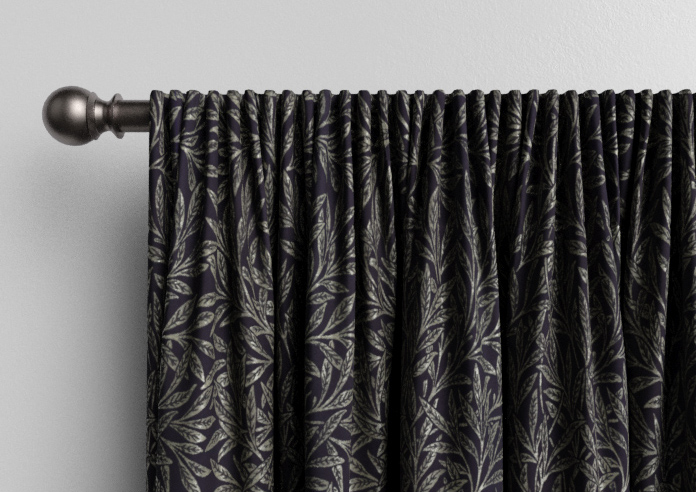 William Morris At Home Willow, Woven Indigo - Made to Measure Curtains - Image 9